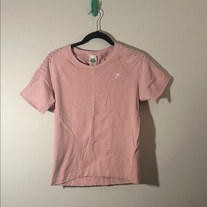 Gymshark Light Pink Short Sleeve Tee
